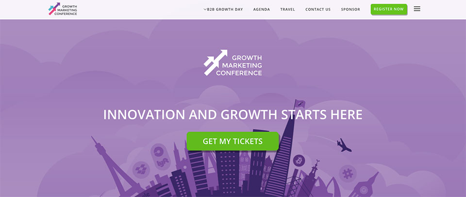 growth-marketing-conference landing page
